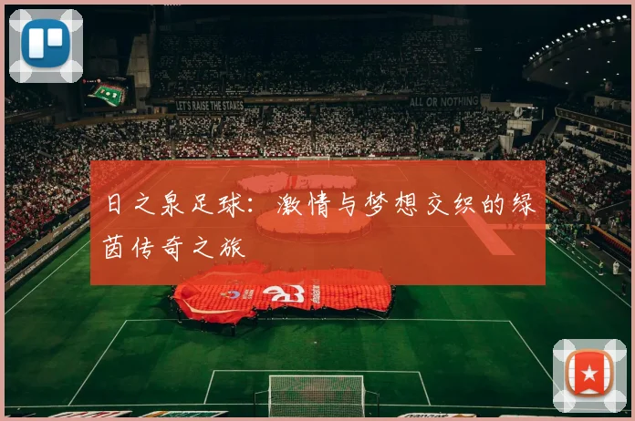 日之泉足球：激情与梦想交织的绿茵传奇之旅